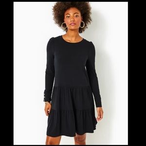 NWT Lilly Pulitzer Arlette Dress- BLACK XXL
